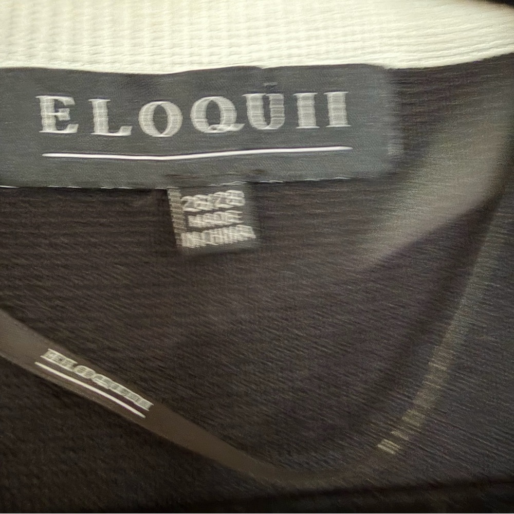 Eloquii Black and White Knit Dress NWT - Picture 6 of 9